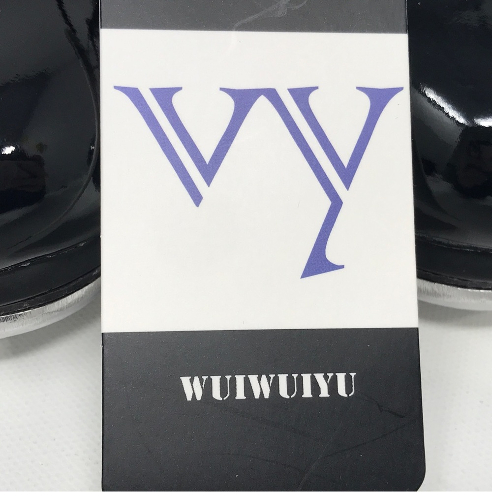 WUIWUIYU Lace Up Tap Dancing Shoes, Unisex Kid's Size 12(B)33 - Black - Picture 10 of 10